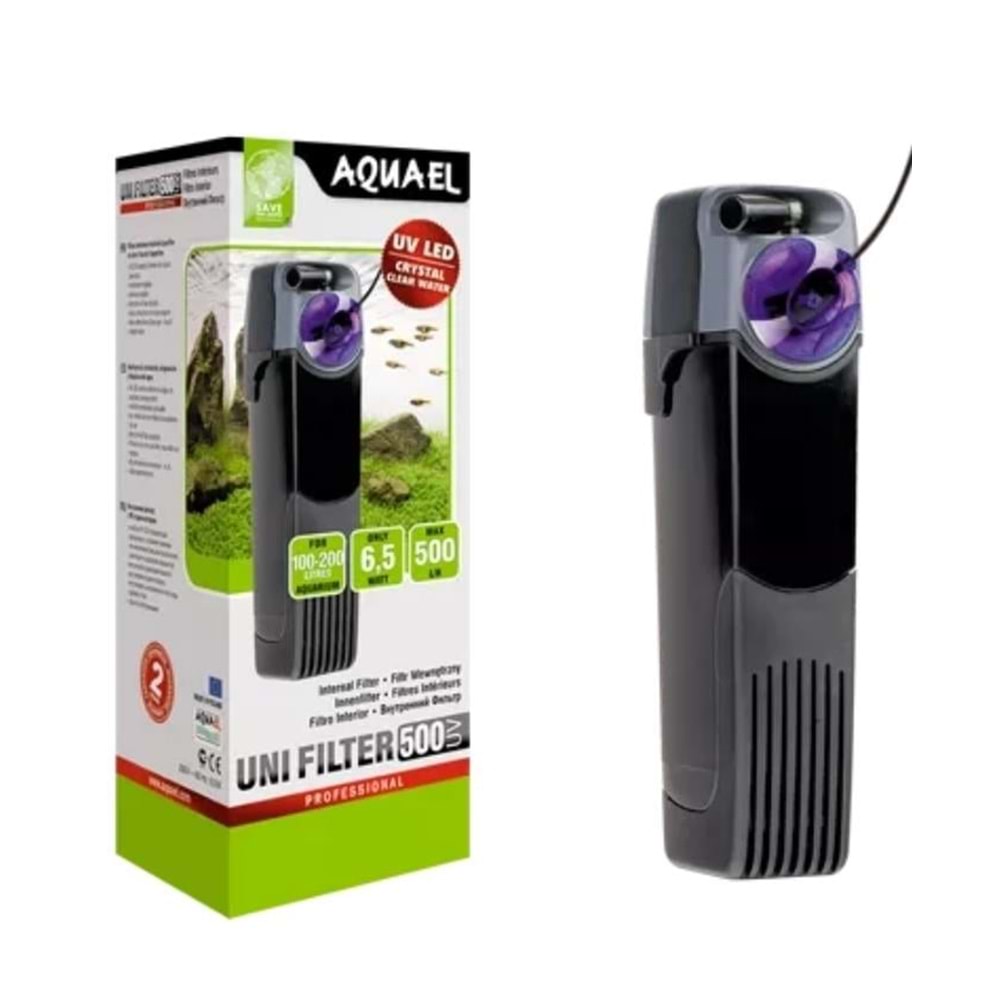 Aquael UniFilter 500 UV Power UV İç Filtre