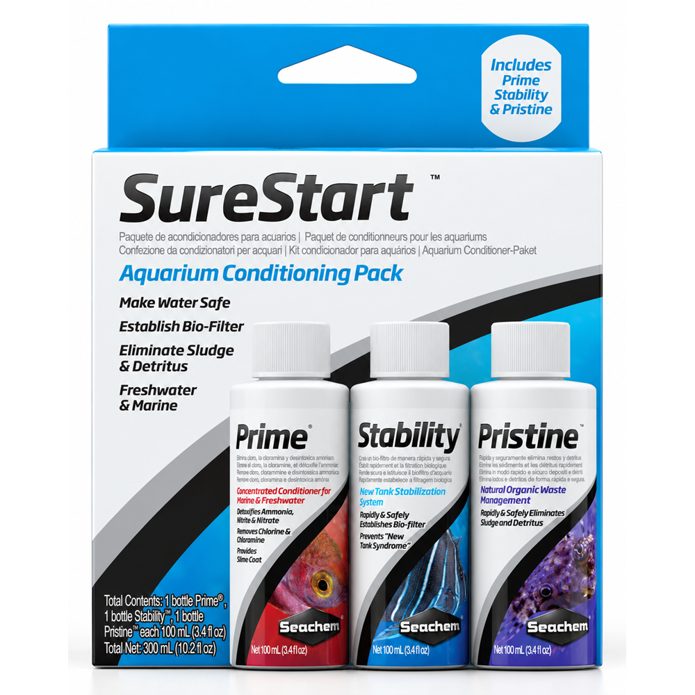 Seachem Sure Start Pack 100 ml Başlangıç Paketi