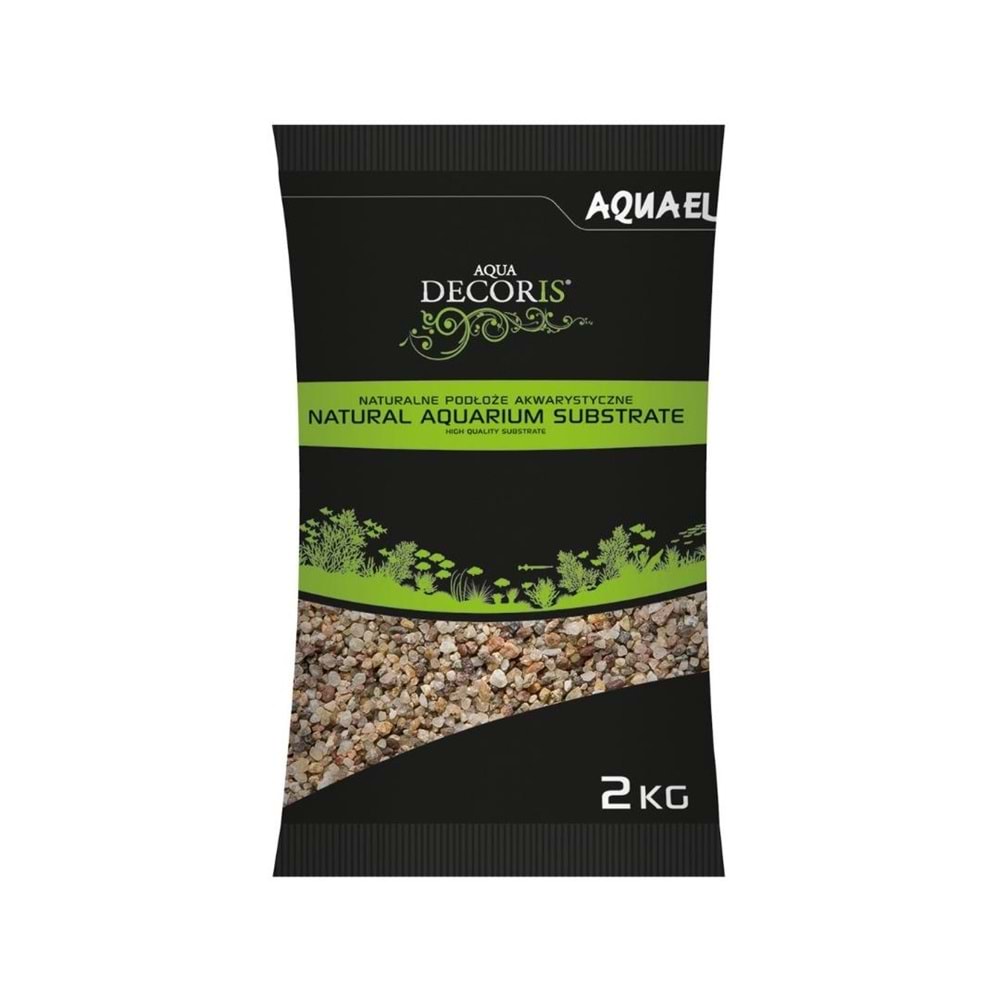 Aquael Multi Colored Gravel Nature 1.4-2MM 10KG