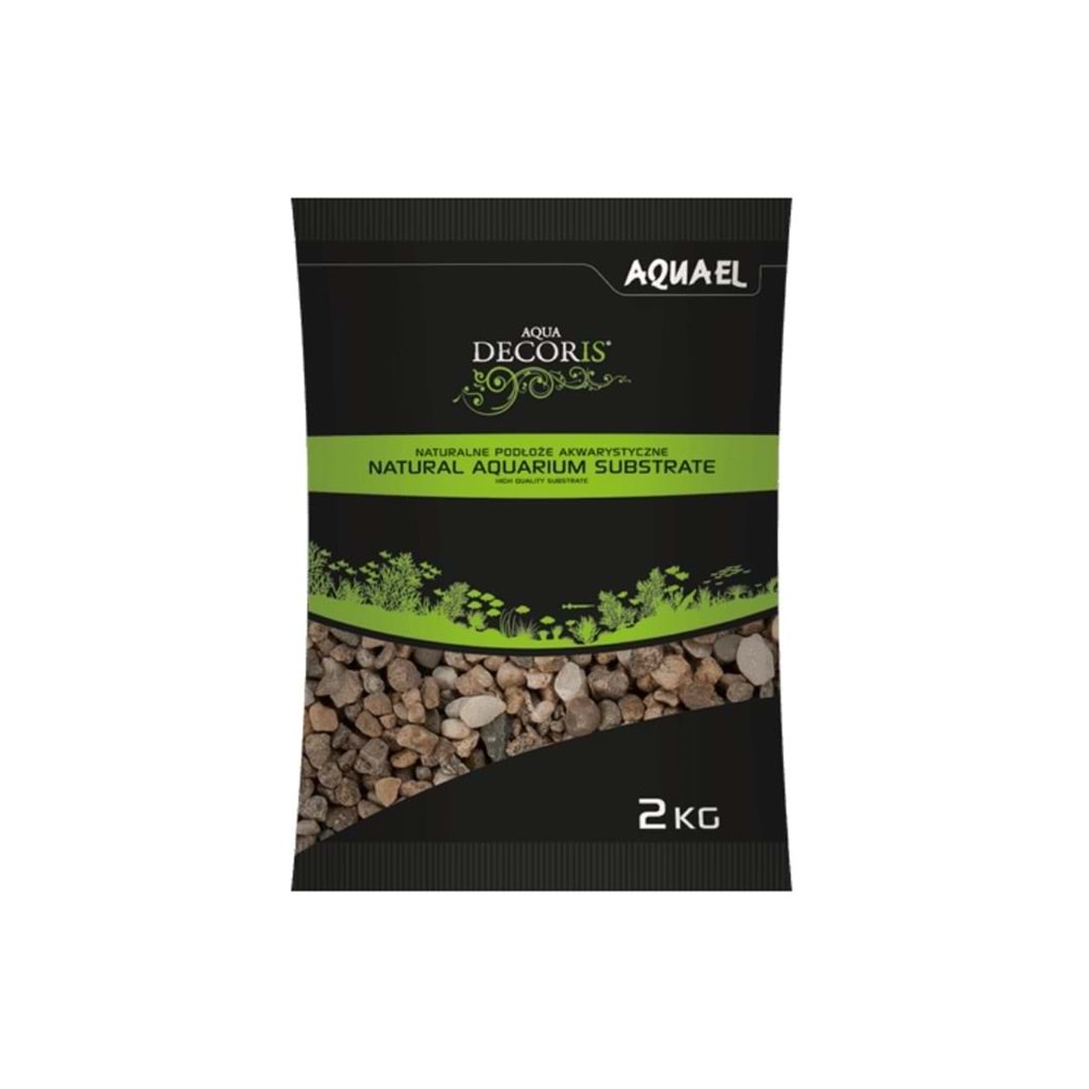 Aquael Multi Colored Gravel Nature 5-10MM 10KG