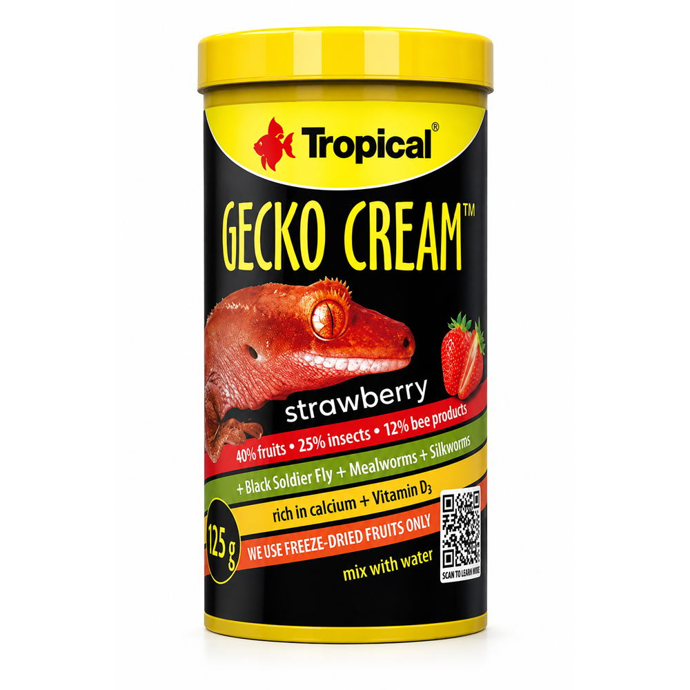 Tropical Gecko Cream Strawberry (Çilekli) 100ml/50Gr