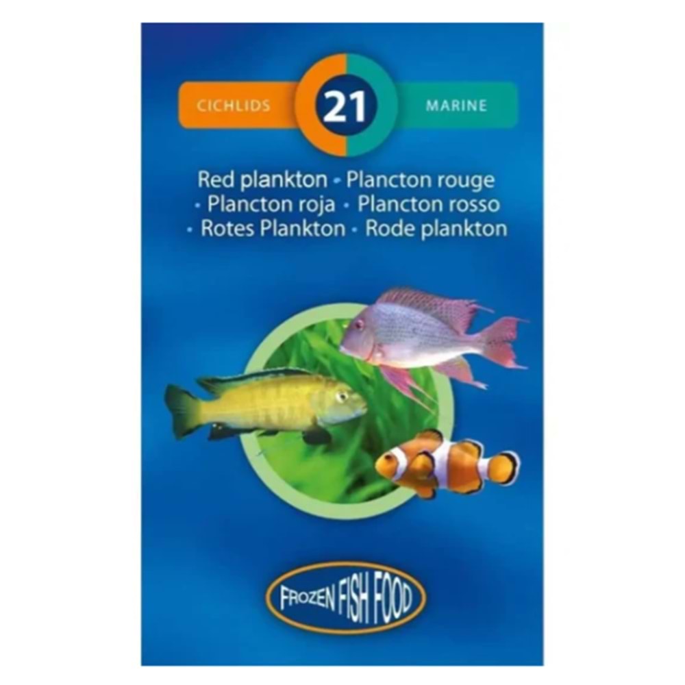 Frozen Fish Food Red Plankton 100Gr - 21