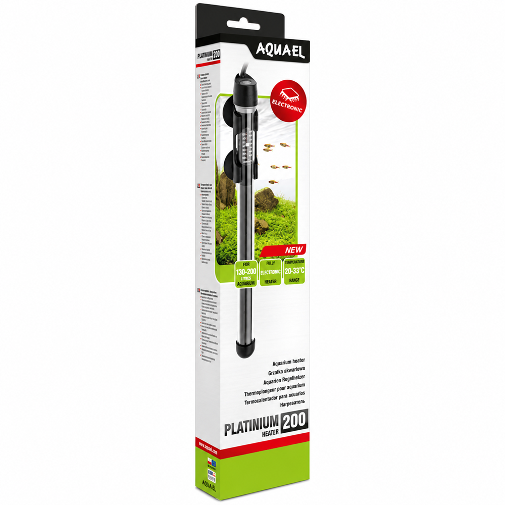 Aquael Glass Heater Platinium Heater 200W Akvaryum Isıtıcısı