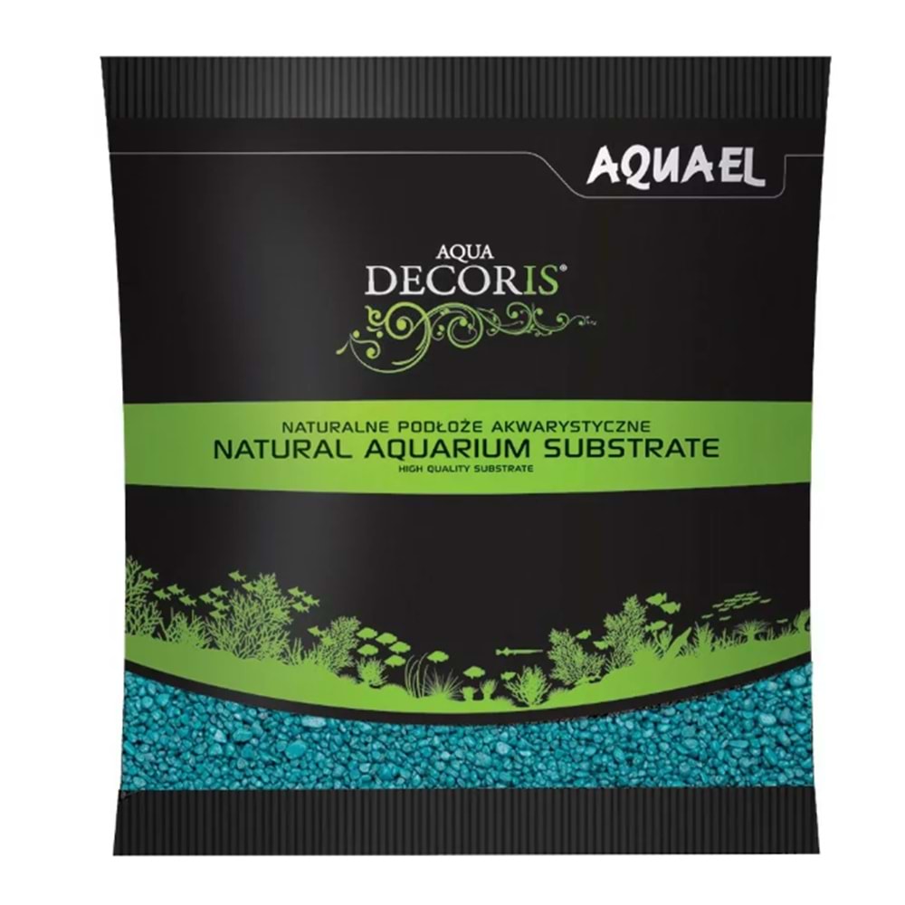 Aquael Gravel Decoris Turkuaz Kum 1KG