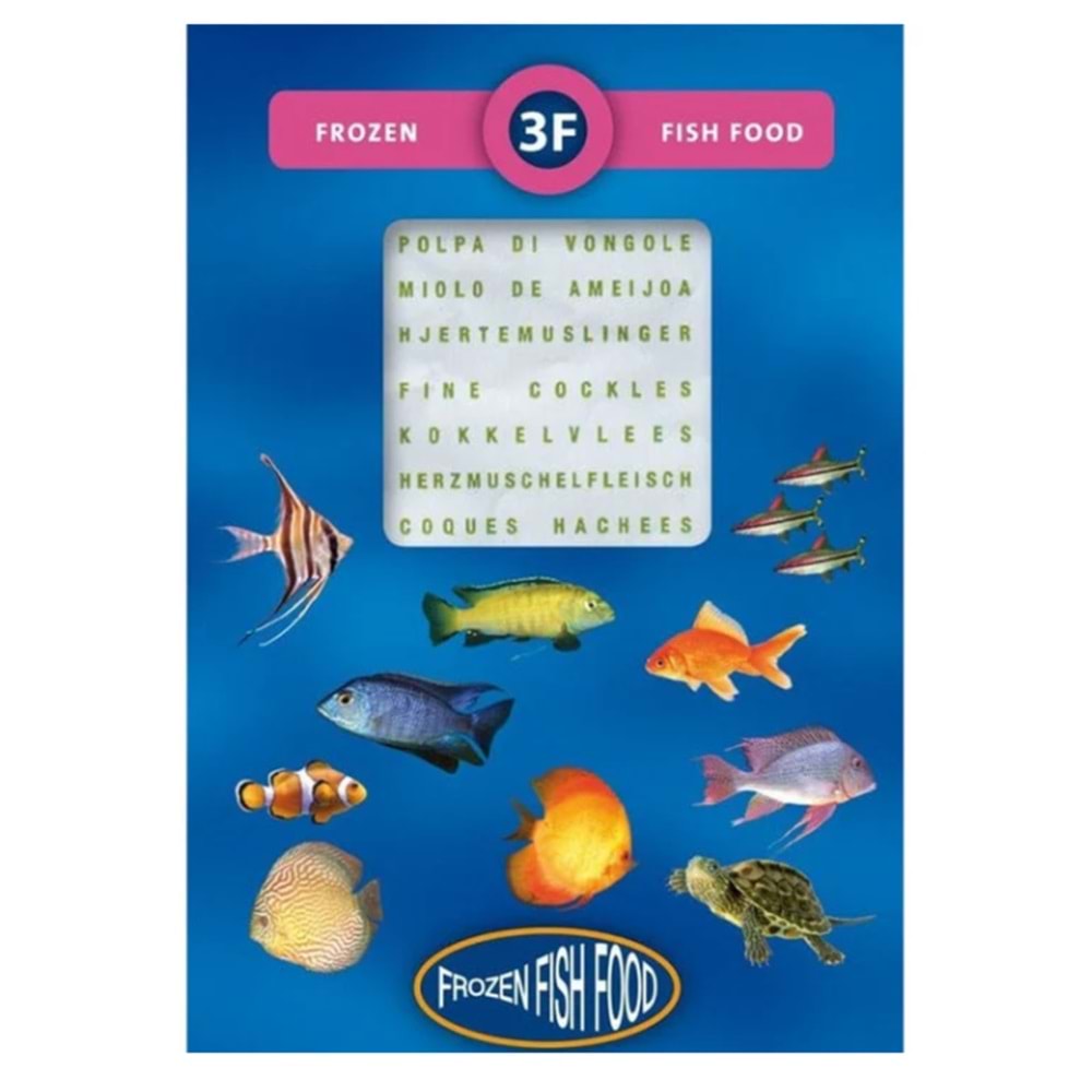 Frozen Fish Food Micro Plankton 100Gr - 3F