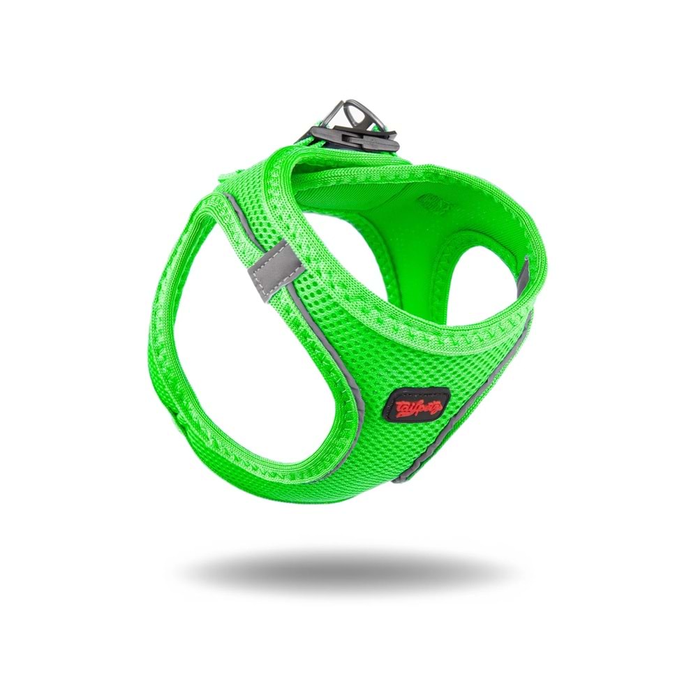 Tailpetz Air-Mesh Harness Neon Yeşil