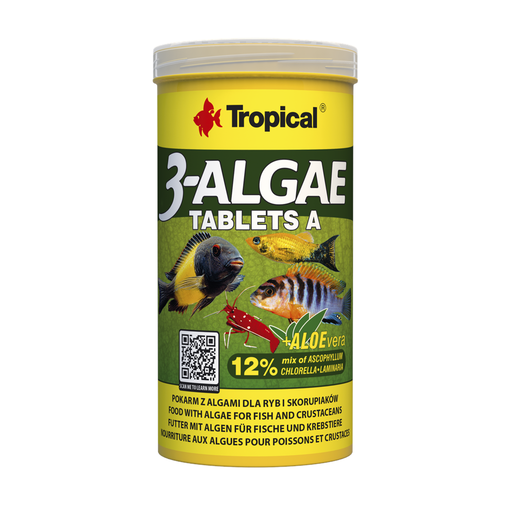 Tropical 3 Algae Tablet A 250ml/150Gr