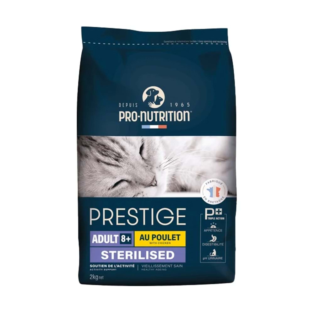 Pro Nutrition Prestige 8+ Kısırlaştırılmış Tavuklu Kedi Maması 2KG