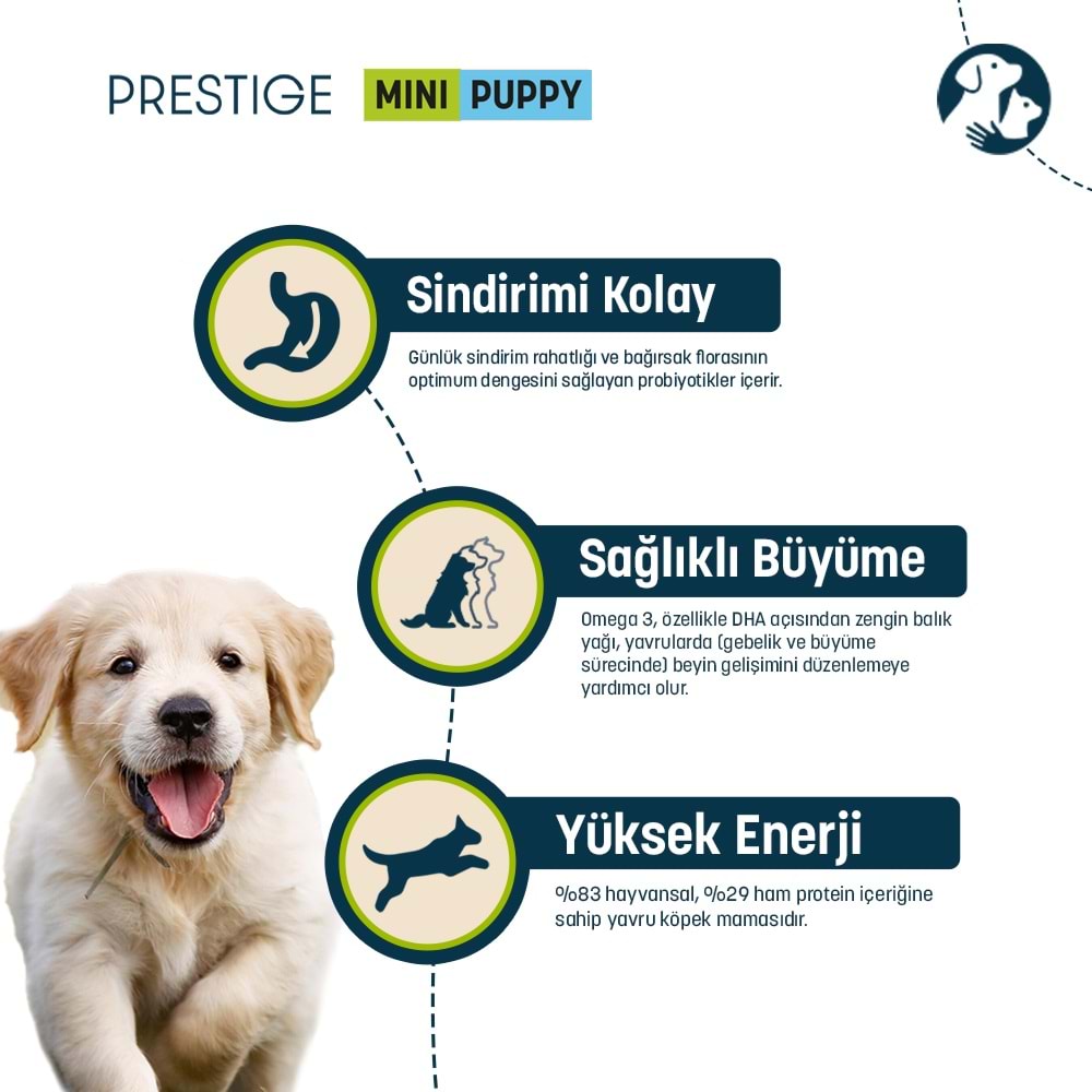 Pro Nutrition Prestige Küçük Irk Yavru Köpek Maması 3KG