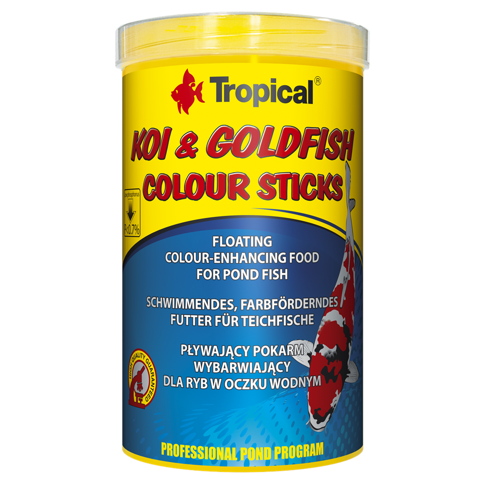 Tropical Koi&Goldfish Colour Sticks Wor.1000ml/90Gr