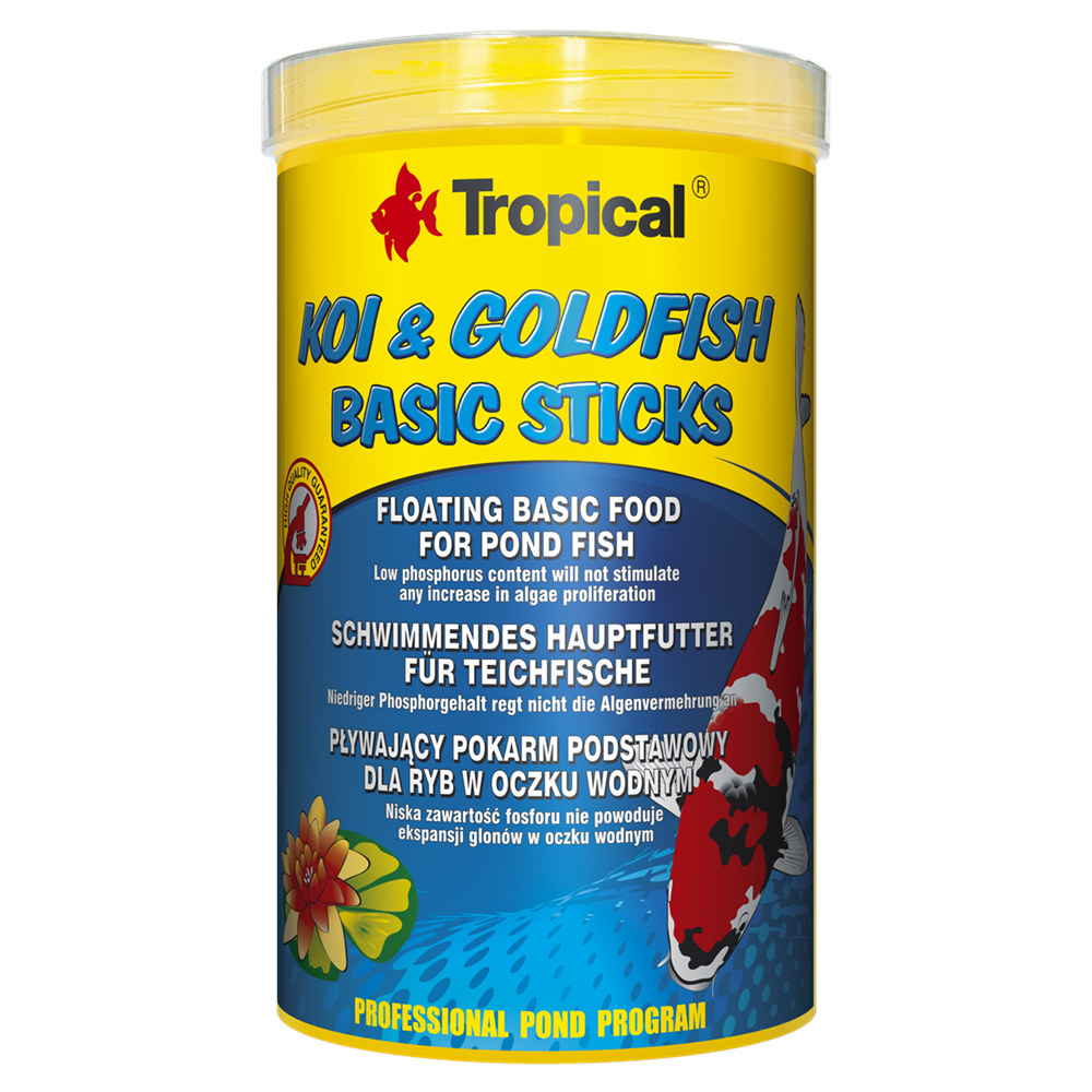 Tropical Koi&Goldfish Basic Sticks Wor. 1000ml/90Gr