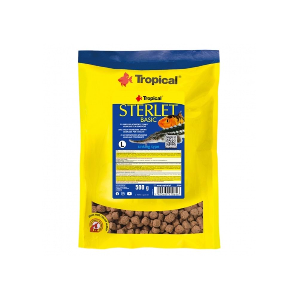 Tropical Sterlet Basic L Wor. 500Gr