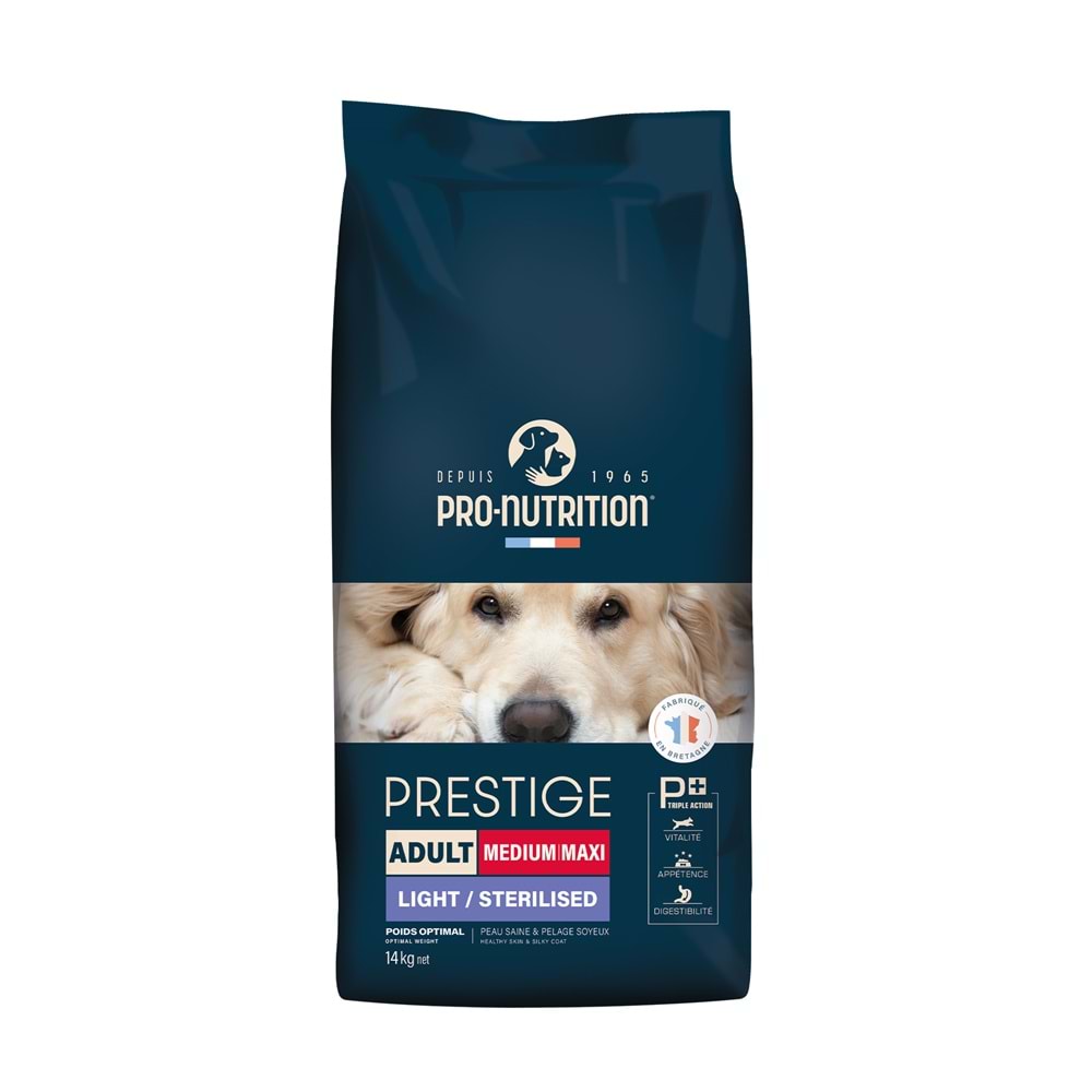 Pro Nutrition Prestige Sterilised Orta Irk Yetişkin Köpek Maması 14KG