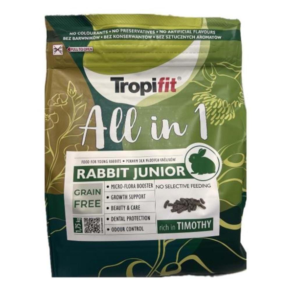 TropiFit All In One Rabbit Junior 1,75KG