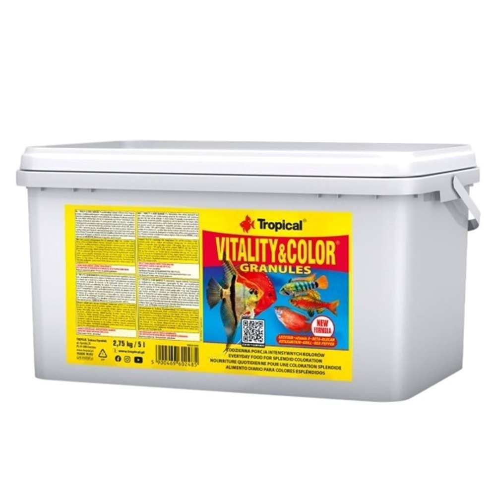 Tropical Vitality&Color Granules 5Lt/2,75Kg