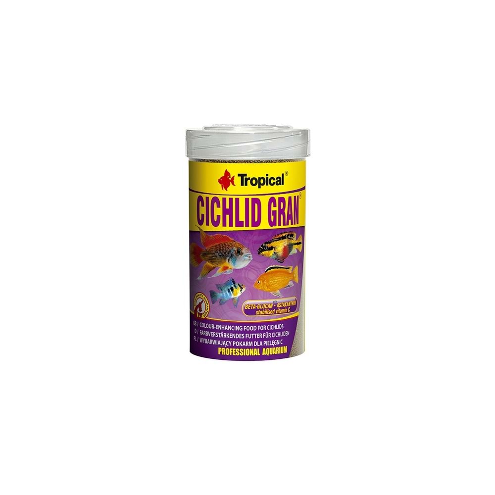 Tropical Cichlid Gran 100ml/55Gr