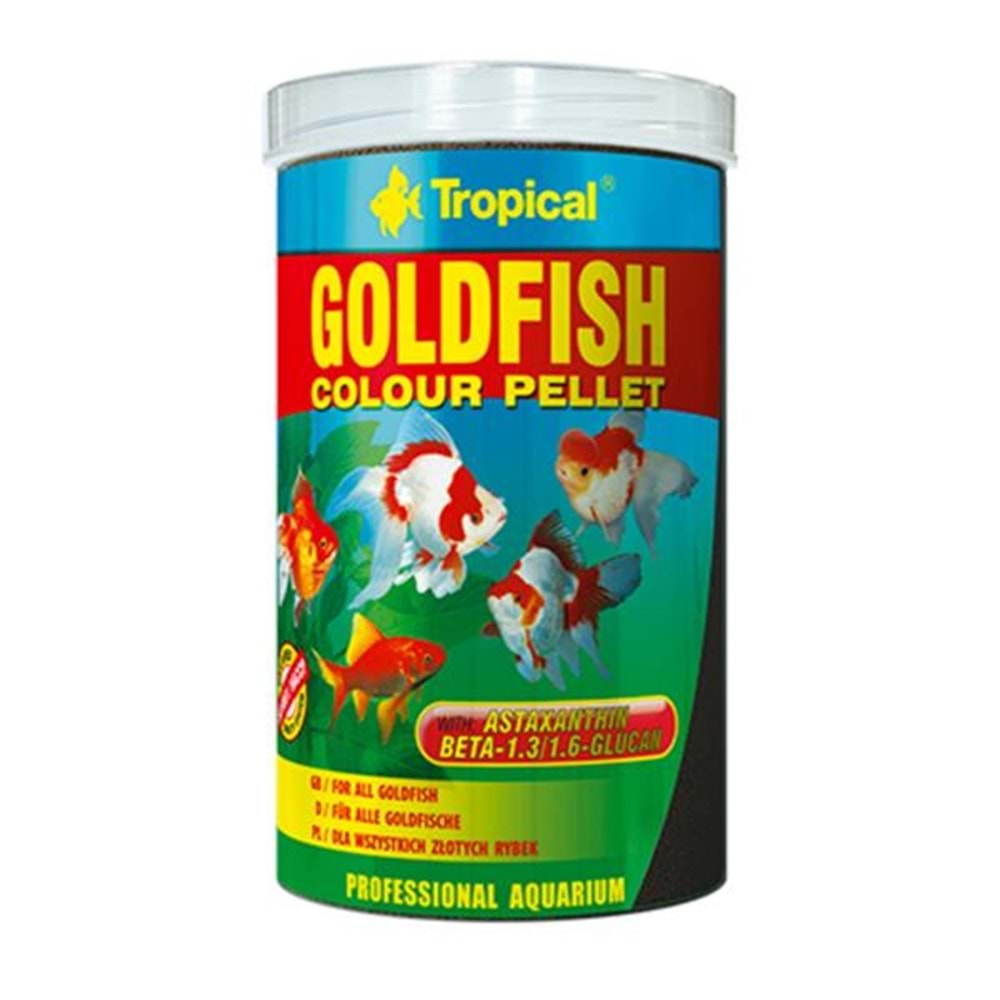 Tropical Goldfish Colour Pellet 100ml/36Gr