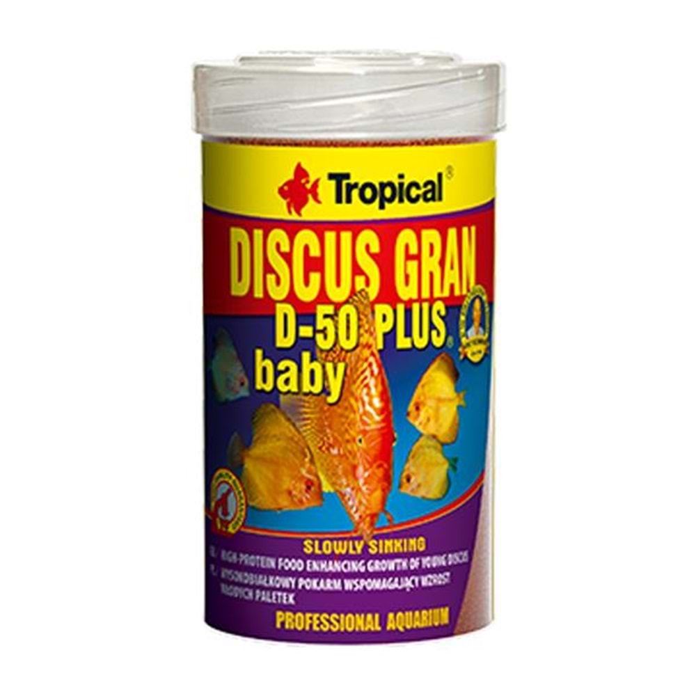 Tropical Discus Gran D-50 Plus Baby 250ml/130Gr