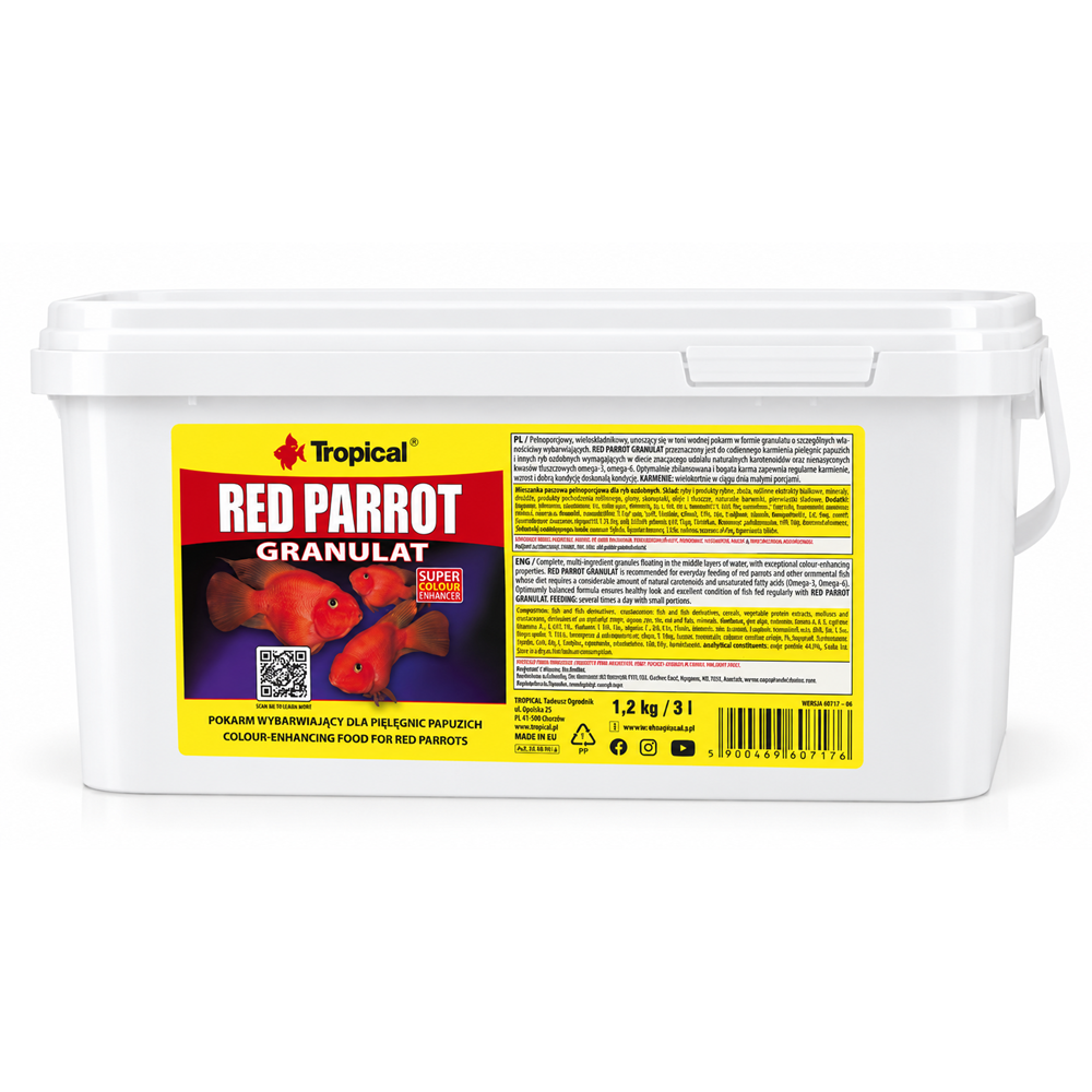 Tropical Red Parrot Gran 3Lt/1,2Kg
