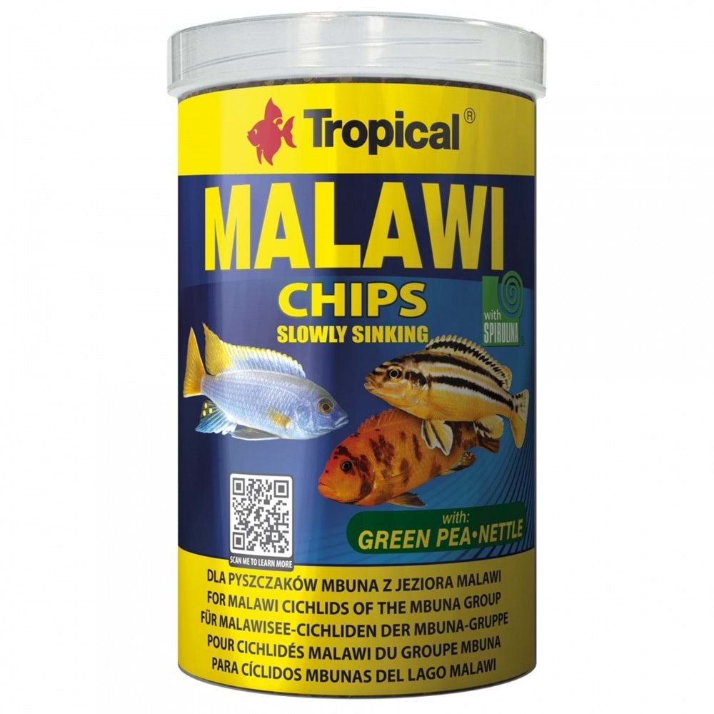 Tropical Malawi Chips 1000ml/520G