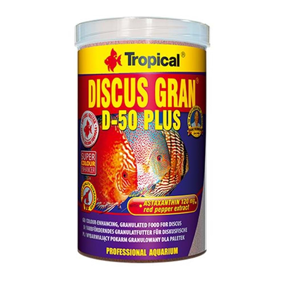Tropical Discus Gran D-50 Plus 100ml/44Gr