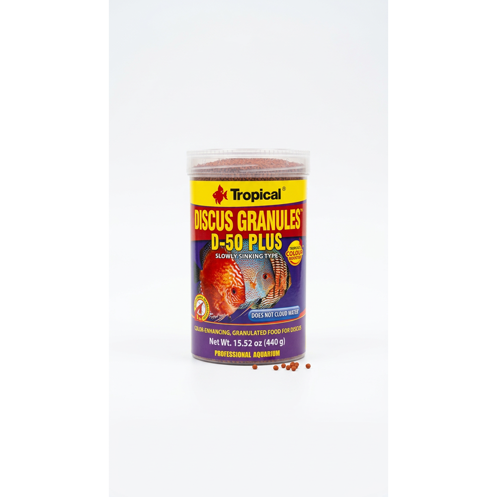 Tropical Discus Gran D-50 Plus 1000ml/440Gr (15.52 oz)