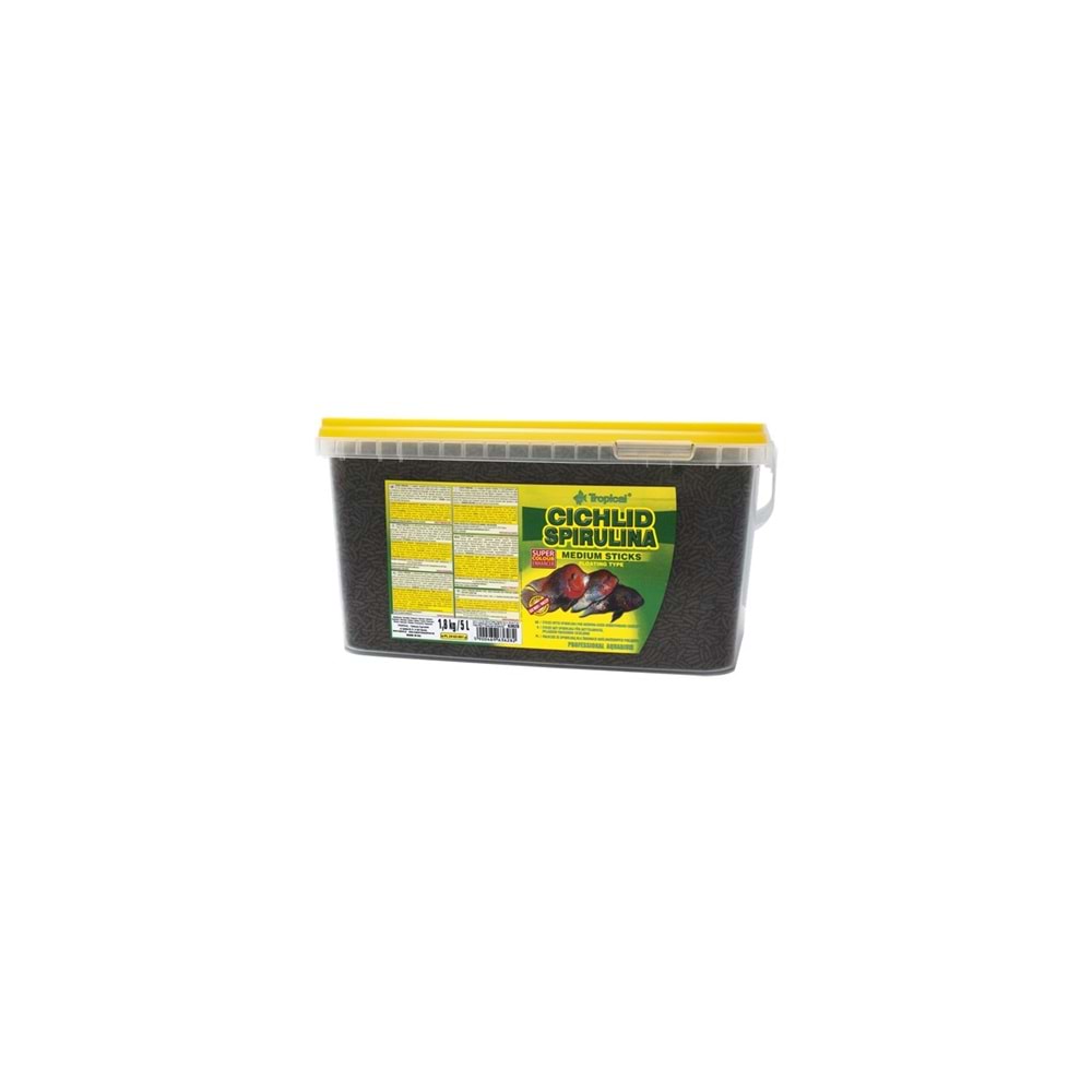 Tropical Cichlid Spirulina Medium Sticks 10Lt/3,6Kg