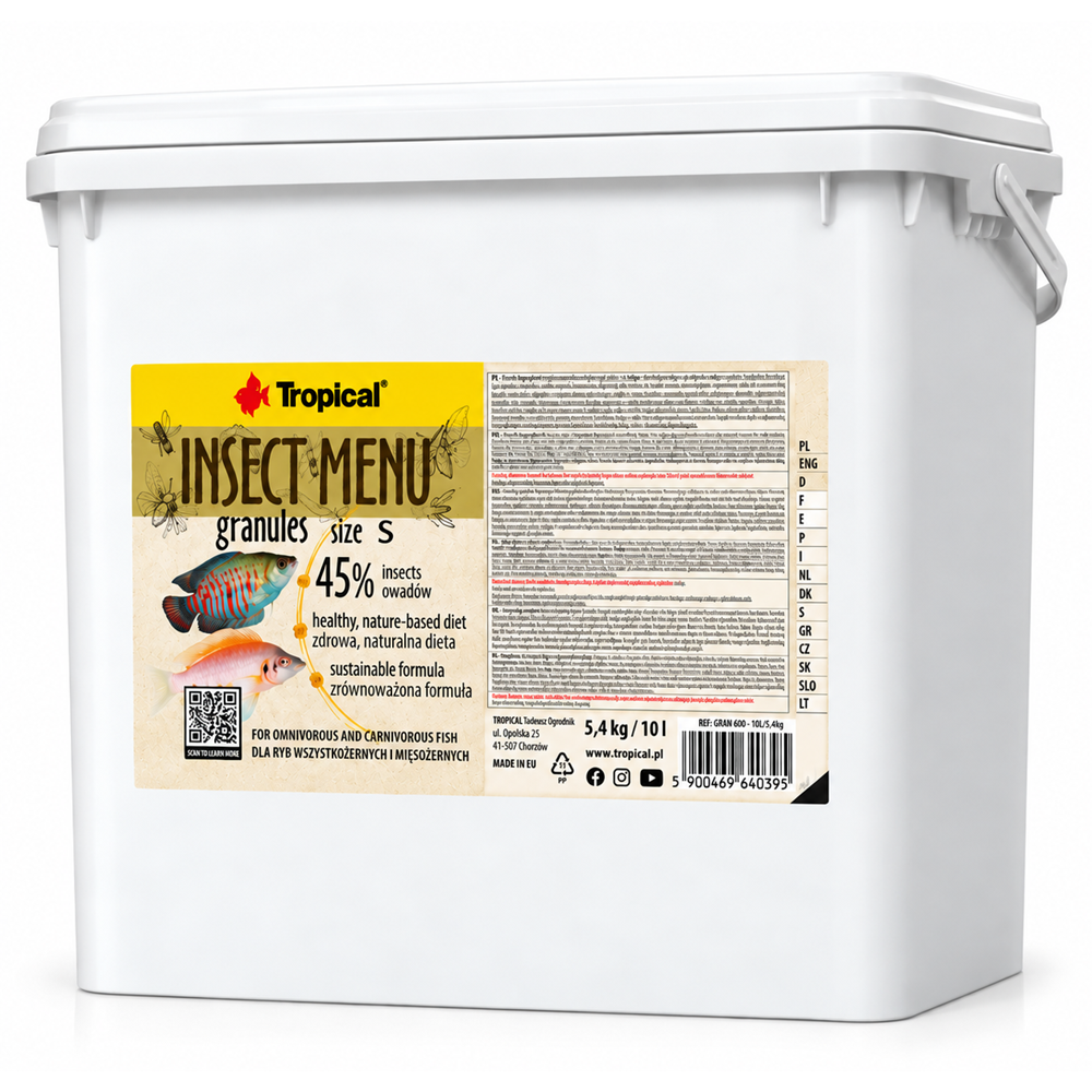 Tropical Insect Menu Gran S 10L/5,4Kg