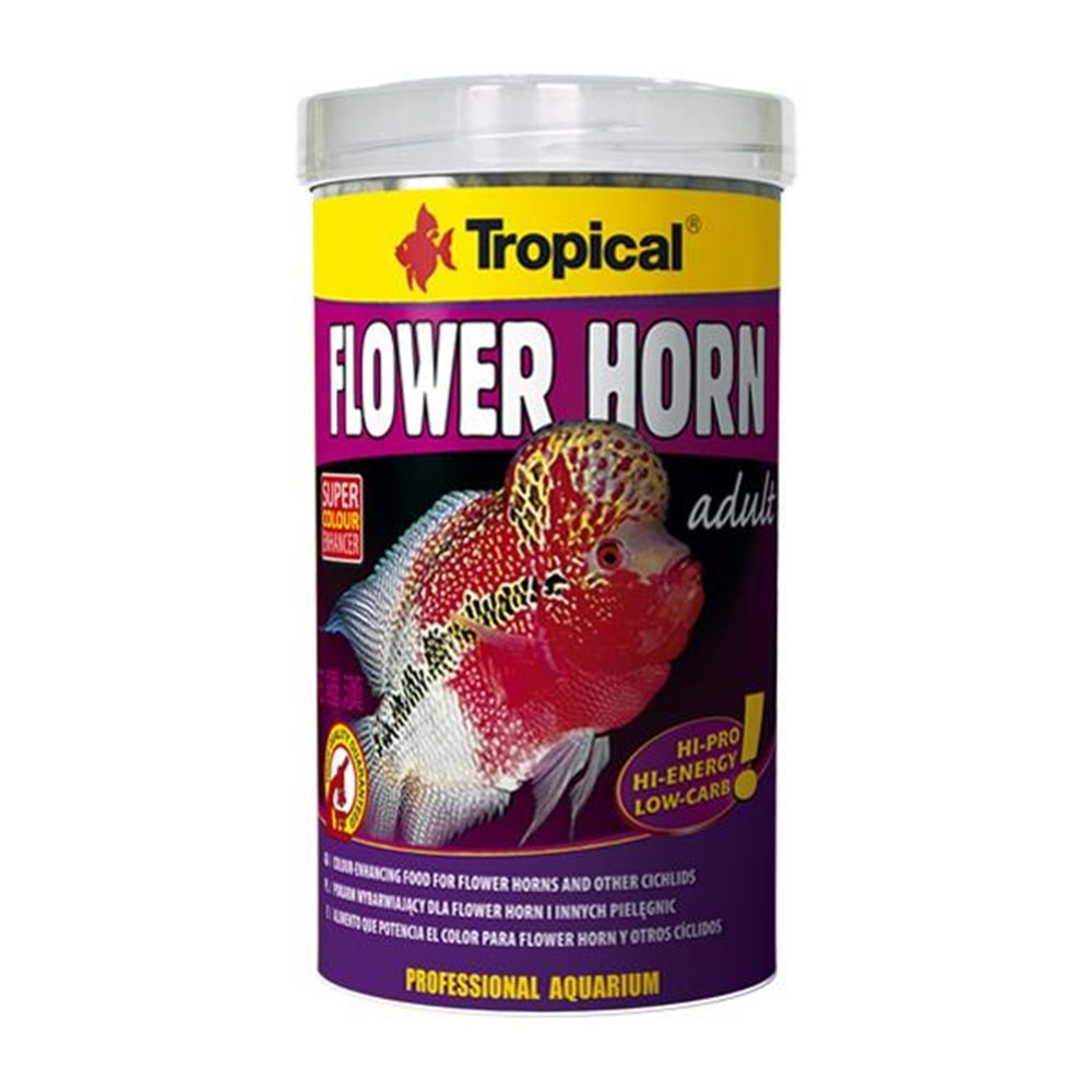 Tropical Flower Horn Adult Pellet 3Lt/1,14Kg