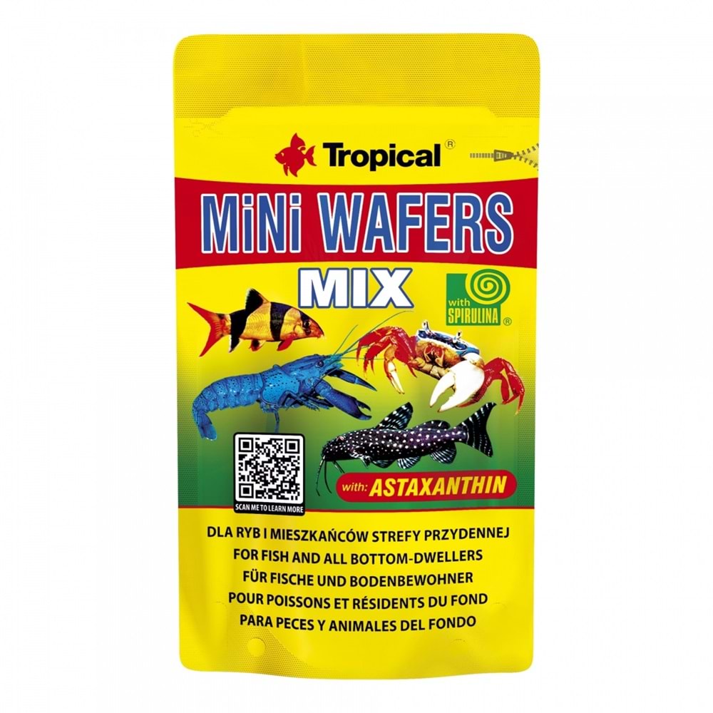 Tropical Mini Wafers Mix 90Gr