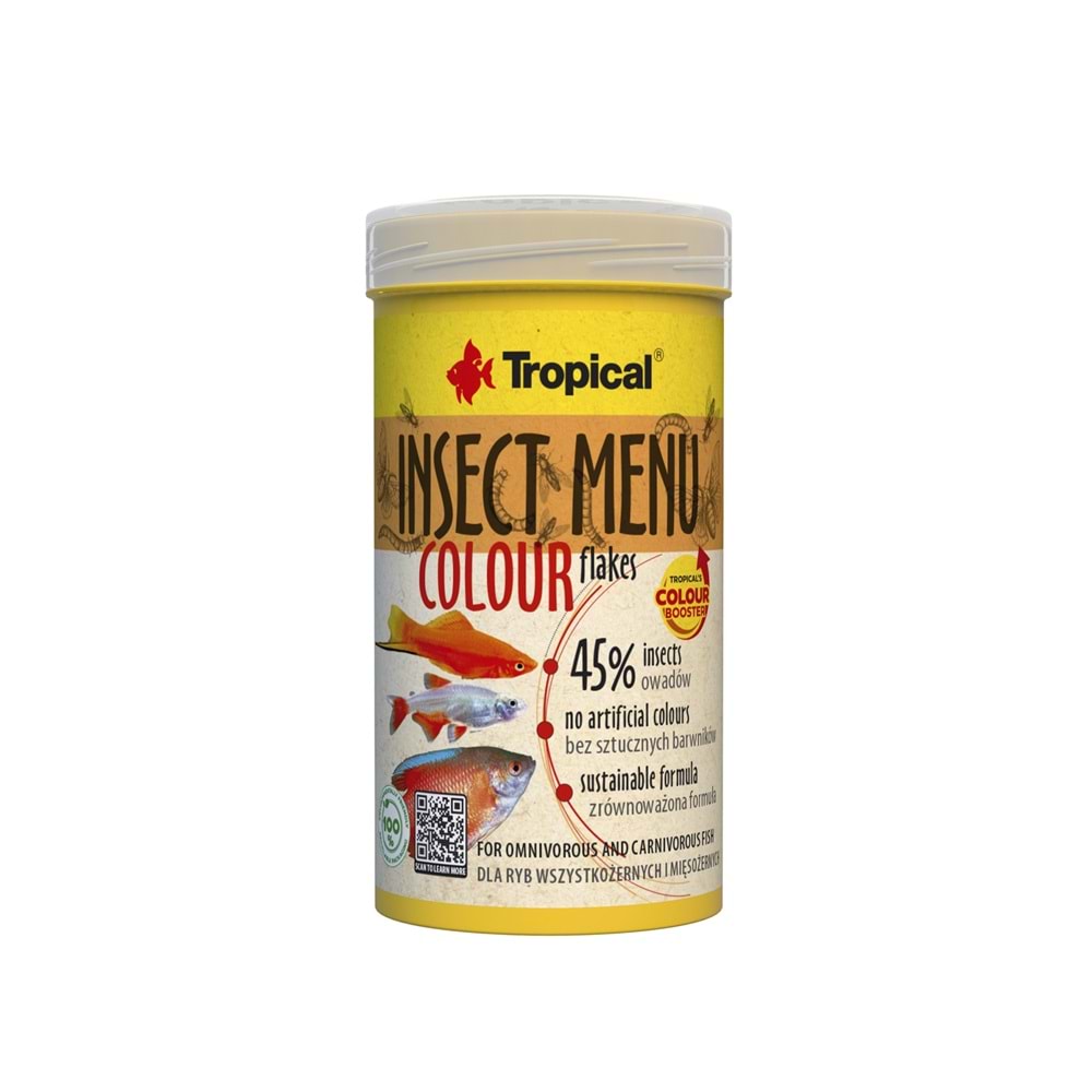 Tropical Insect Menu Colour Flakes 100ml/20Gr