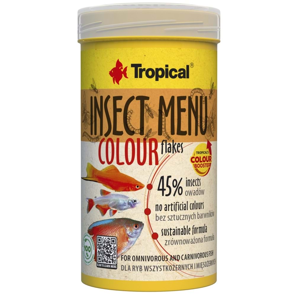 Tropical Insect Menu Colour Flakes 250ml/50Gr