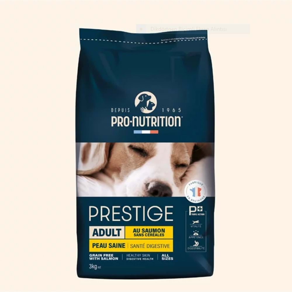 Pro Nutrition Prestige Tahılsız Somonlu Yetişkin Köpek Maması 3KG