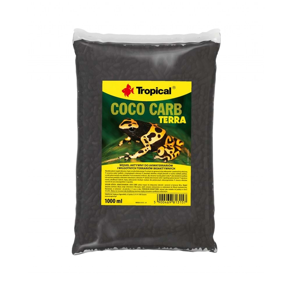 Tropical Coco Carb Terra 1Lt/420Gr Sürüngen Tabanı
