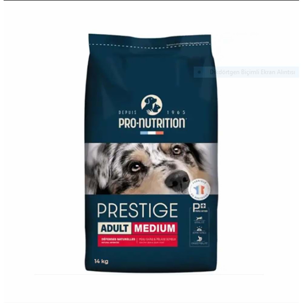 Pro Nutrition Prestige Orta Irk Yetişkin Köpek Maması 14KG