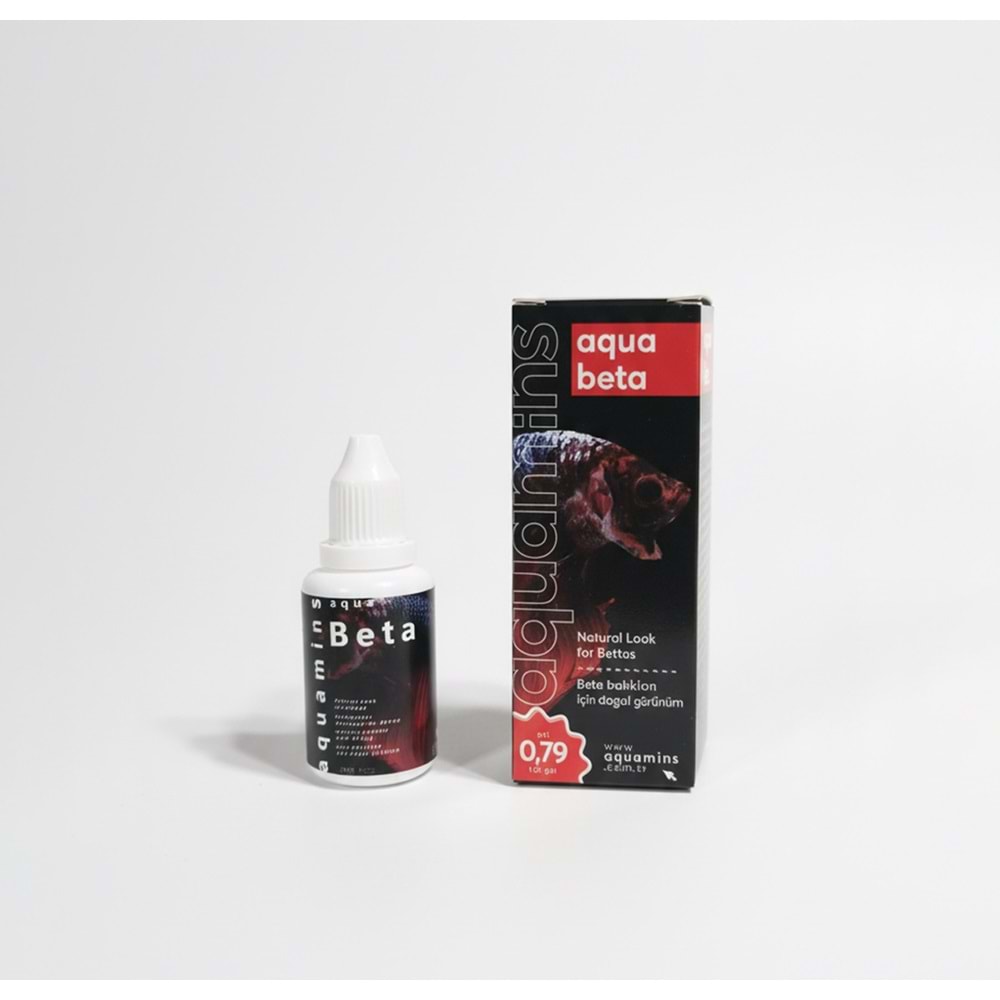 Aqua Boutique Beta Balıkları için Mineral ve Gelişim Takviyesi