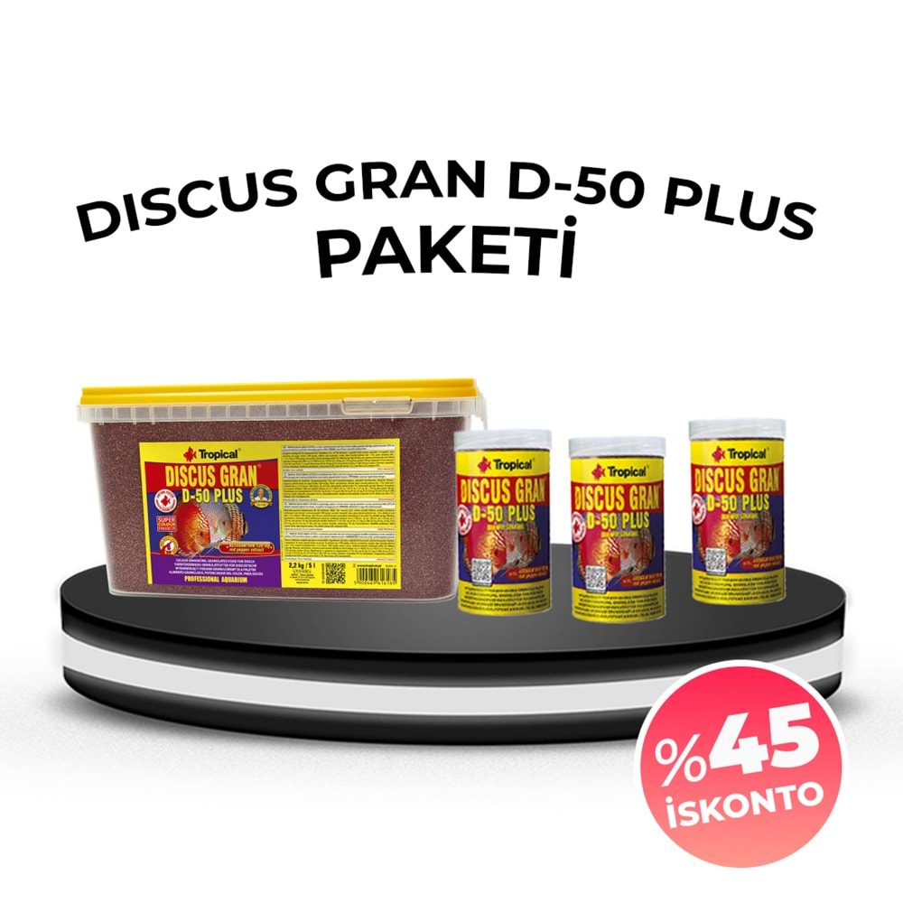 Tropical Discus Gran D-50 Plus Paket