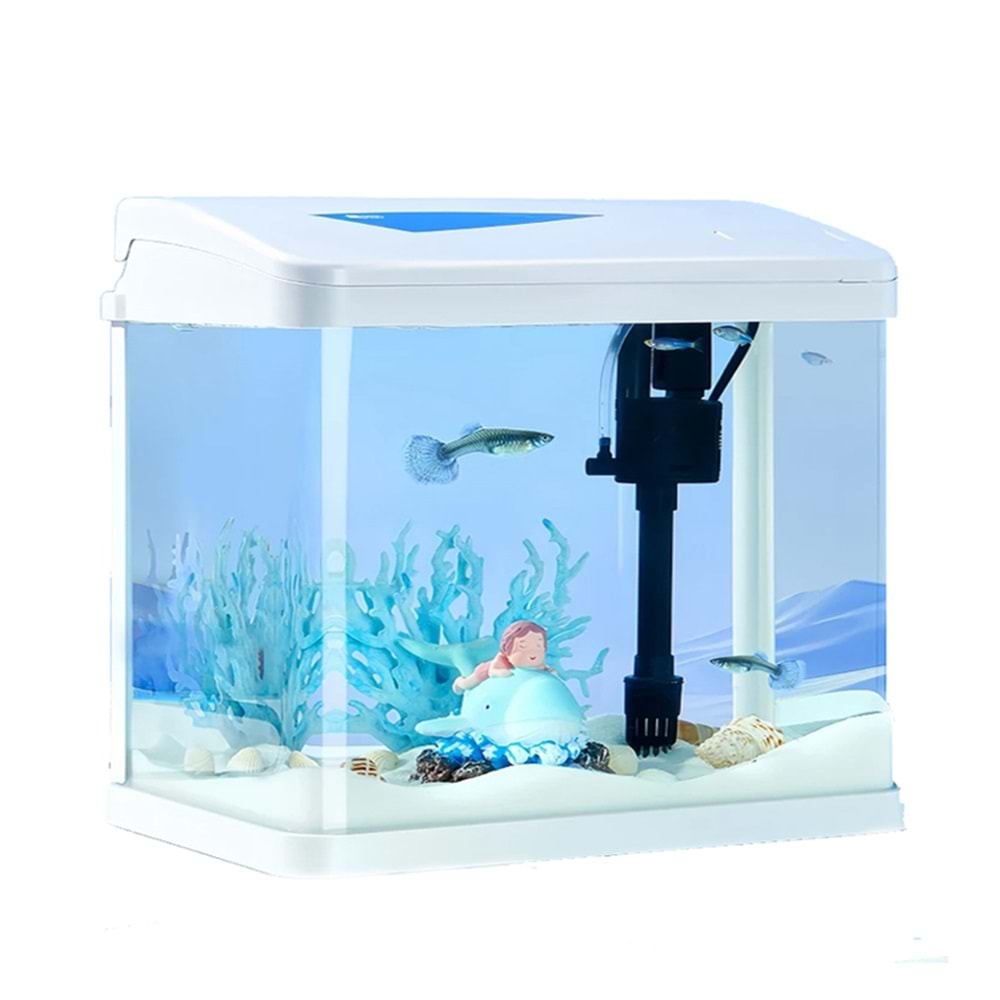 Yee Akvaryum Beyaz 38*24*40cm