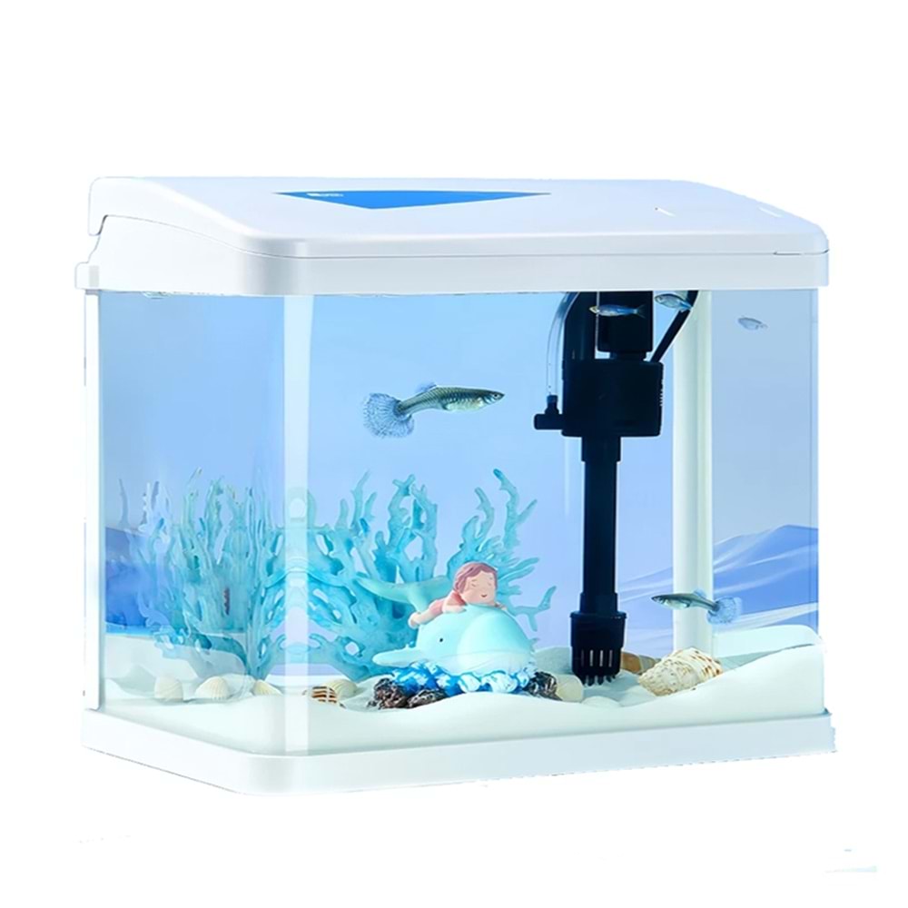 Yee Akvaryum Beyaz 50*30*46cm