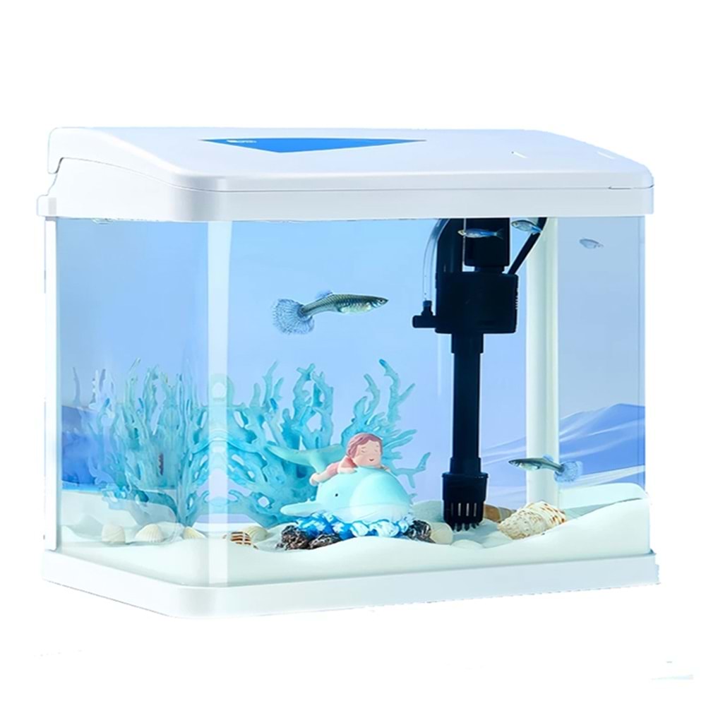 Yee Akvaryum Beyaz 60*35*52cm