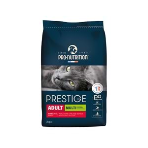 Pro Nutrition Prestige Multi Kümes Hayvanlı Yetişkin Kedi Maması 2KG