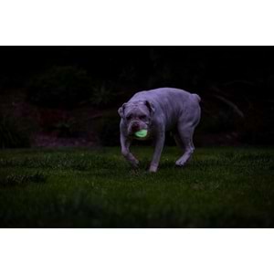Chuckit! Max Glow Air Fetch Gece Parlayan 2'li Köpek Oyun Topu (Küçük Boy)