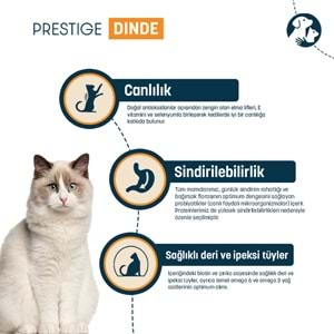 Pro Nutrition Prestige Dinde Hindili Yetişkin Kedi Maması 10KG