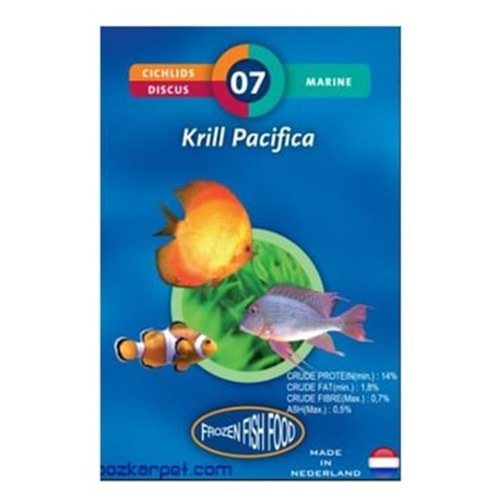 Frozen Fish Food Krill Pacifica 100Gr - 07