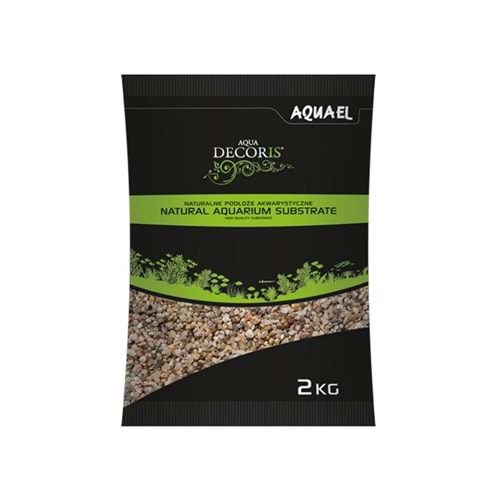Aquael Multi Colored Gravel Nature 1.4-2MM 2KG