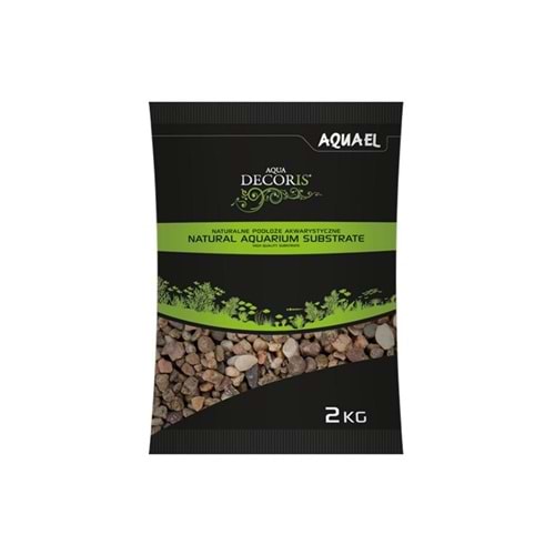 Aquael Multi Colored Gravel Nature 5-10MM 2KG