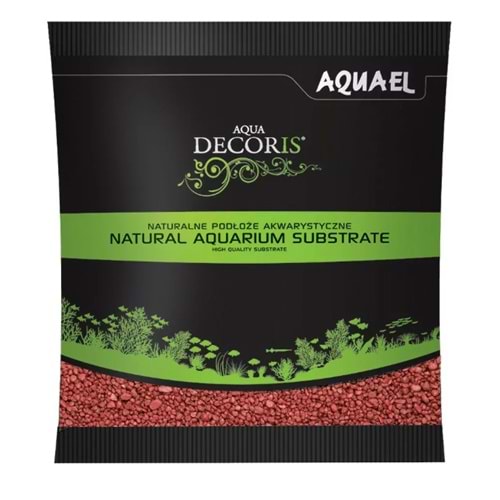 Aquael Gravel Decoris Kırmızı Kum 1KG