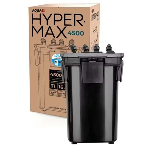 Aquael Hypermax 4500 Dış Filtre Bluetooth