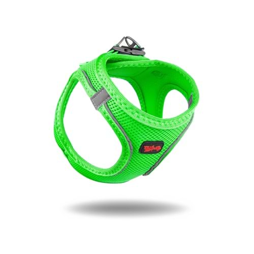 Tailpetz Air-Mesh Harness Neon Yeşil