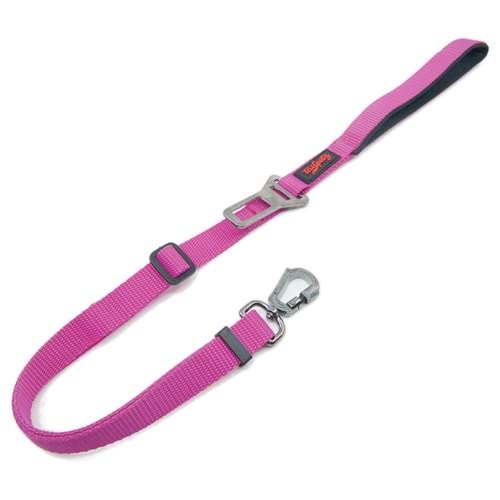 Tailpetz Travel Leash Fuşya